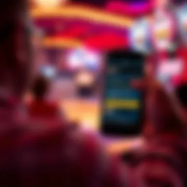 Real-time game updates on a mobile device