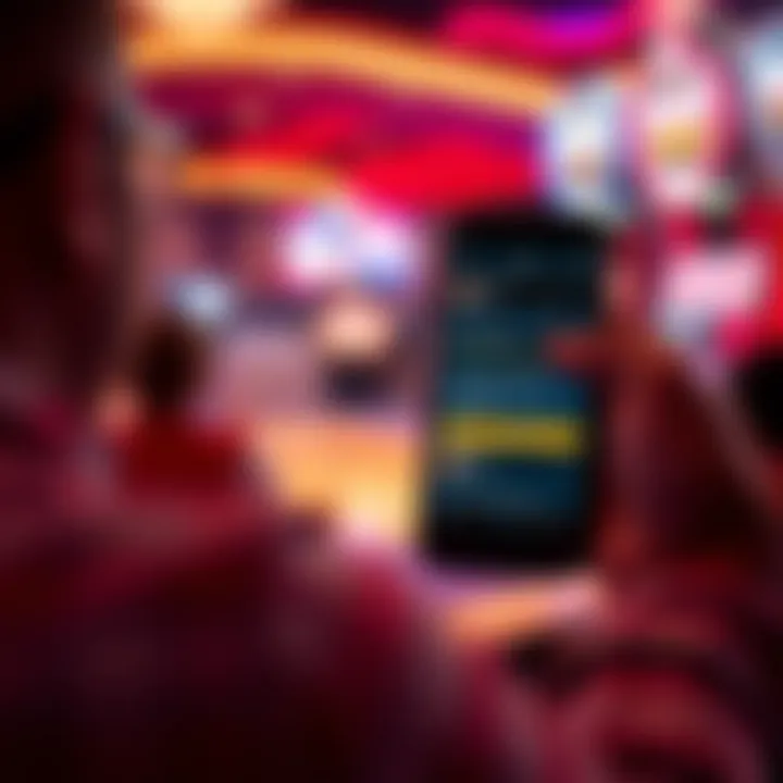 Real-time game updates on a mobile device