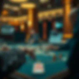 An intricate board game setup illustrating strategic thinking in betting.