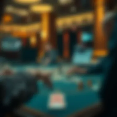 An intricate board game setup illustrating strategic thinking in betting.