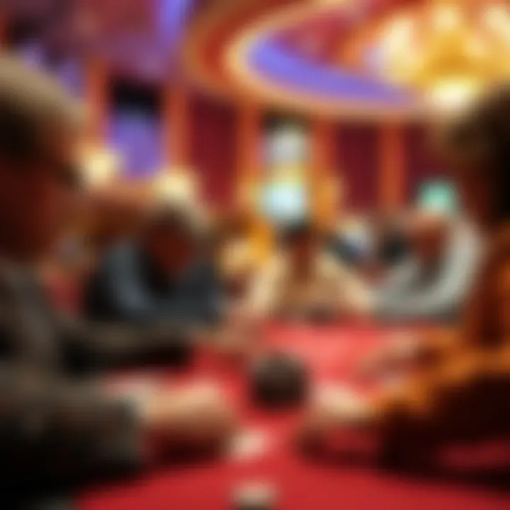 Strategic Depth in Biloxi Poker Games Players engaged in a strategic poker game