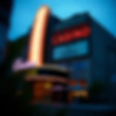 Exterior view of a prominent New England casino