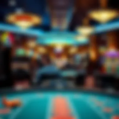 Interior gaming floor showcasing various table games