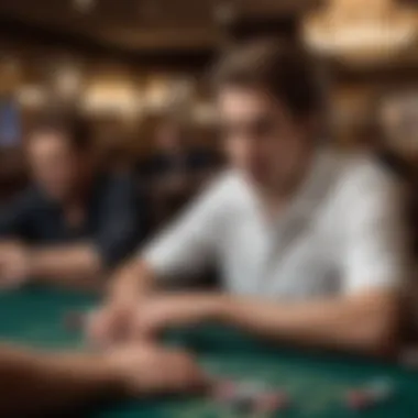 Psychological tactics used in poker tournaments