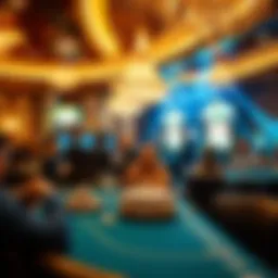 Luxurious birthday party setup in a Las Vegas venue