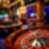 The Classic Roulette Wheel Elegant roulette wheel displayed in a casino setting