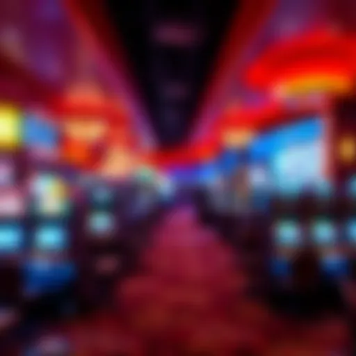 A panoramic view of Delta Downs Casino showcasing its vibrant atmosphere
