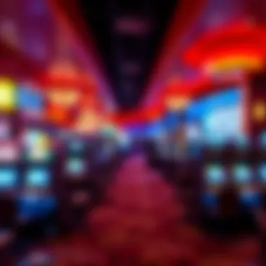 Delta Downs Casino Atmosphere A panoramic view of Delta Downs Casino showcasing its vibrant atmosphere