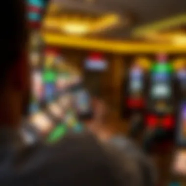 Navigating the Casino App Interface User navigating the Desert Diamond Casino app interface