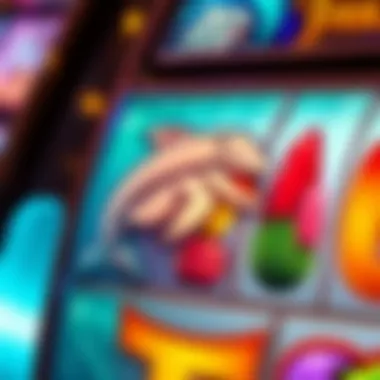 Symbols and Features of Dolphin Treasure Close-up view of Dolphin Treasure symbols and features