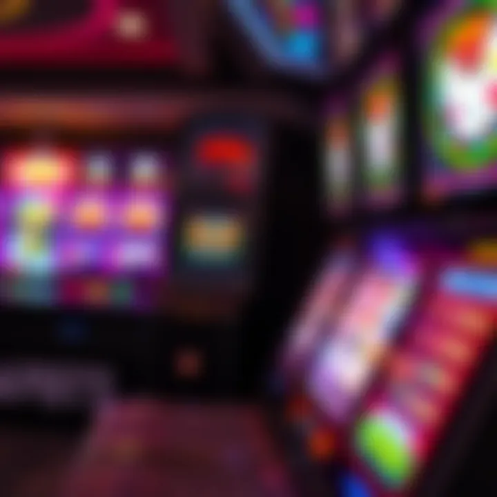 Modern Technology Integration Close-up of modern technology in a home video poker machine