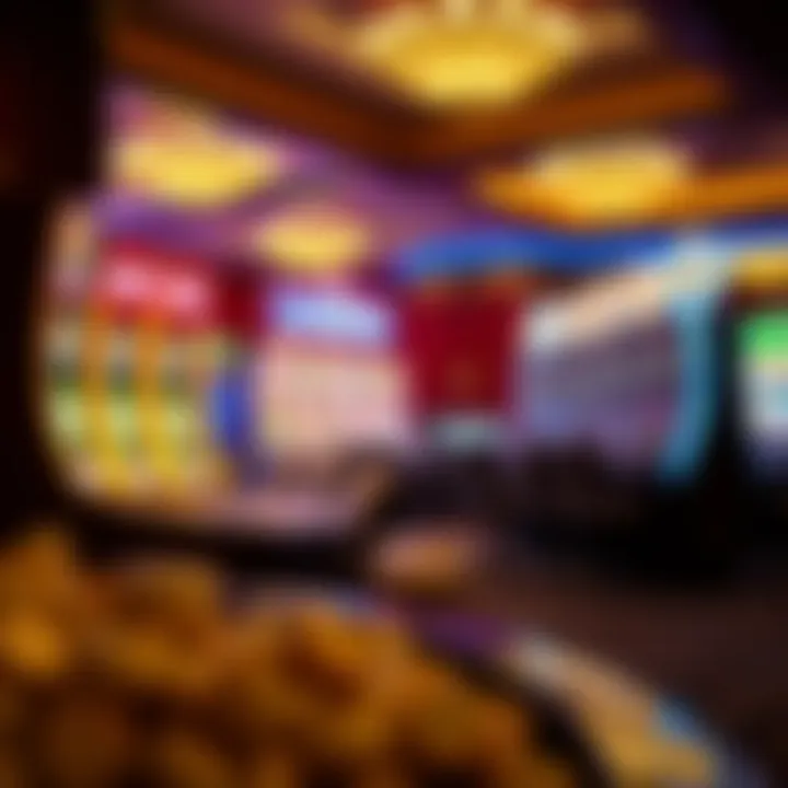 Promoting Responsible Play A serene setting promoting responsible play with scratch-off tickets