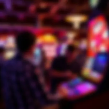 Players Engaged in Dream Catcher Gameplay An engaging live casino setting featuring players around a Dream Catcher game