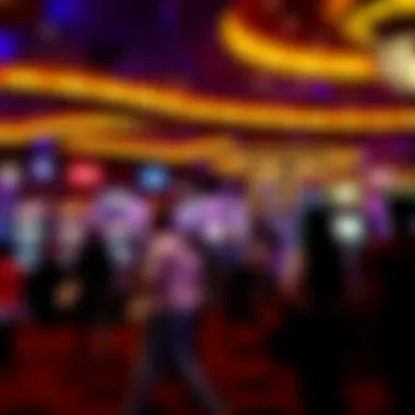 Visitors enjoying various gaming options at the casino