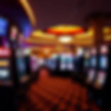 Interior shot of the gaming floor highlighting diverse slot machines