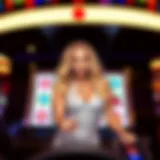 Visual representation of the Britney Spears Slot Machine gameplay