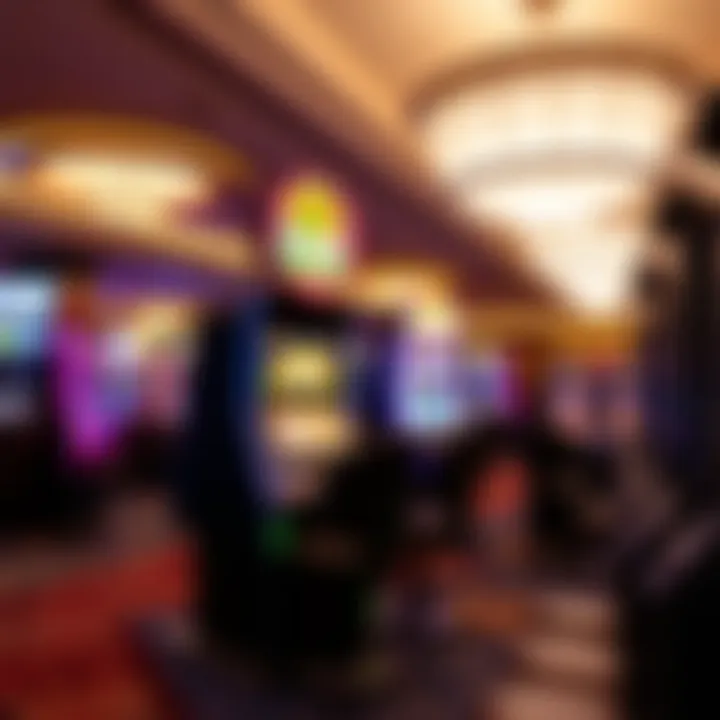 Interior Gaming Floor of a Casino in Bethlehem Interior gaming floor of a Bethlehem casino