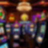 Diverse casino slot machine designs showcasing various themes