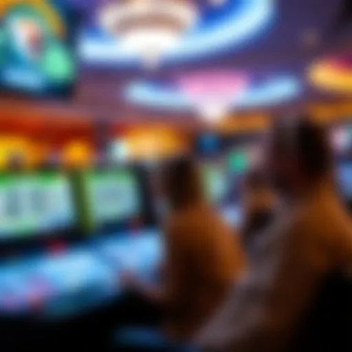 Virtual gaming experience in a casino environment