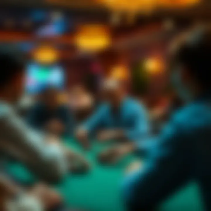 Players engaged in strategic gameplay