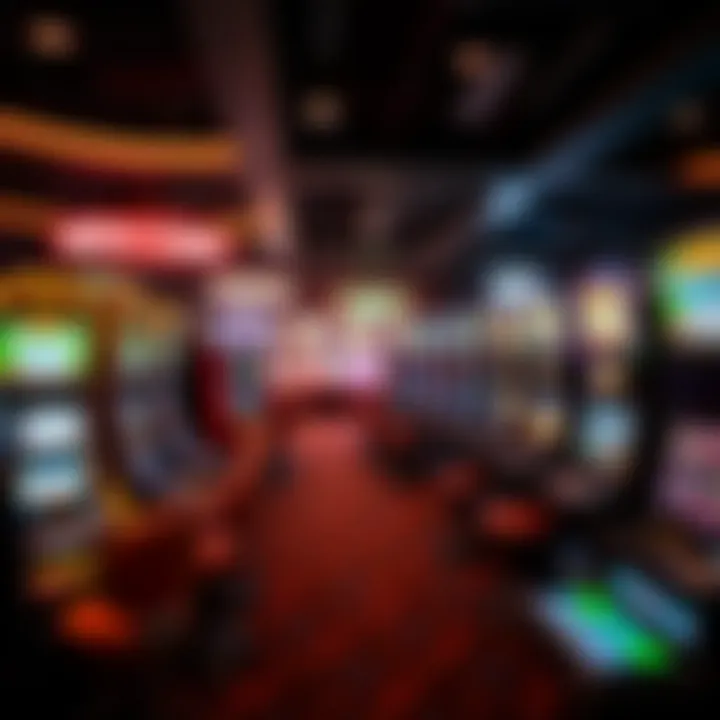 Diverse Selection in a Virtual Casino A virtual casino environment featuring various demo slot machines, highlighting diversity