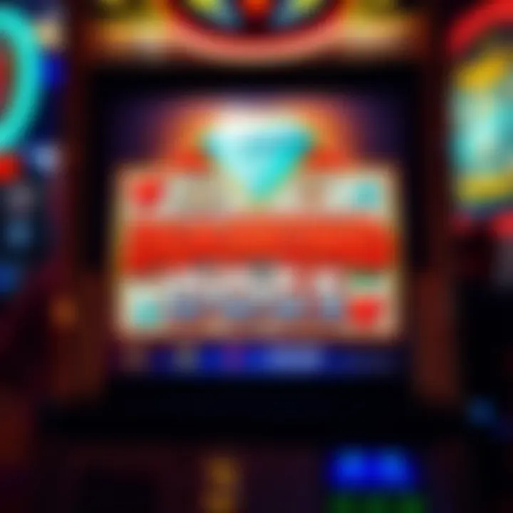 Visual representation of Diamond Dogs slot game interface