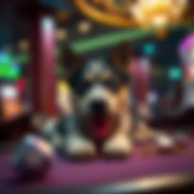 Artistic depiction of thematic elements in Diamond Dogs