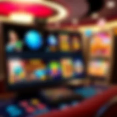 A user interface highlighting various game options