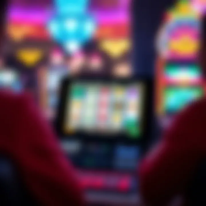 Online Casino Experience Online casino interface displaying free dollar slots