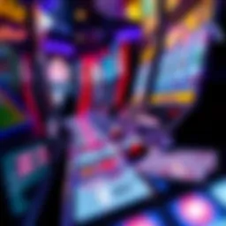 Visual representation of multi hand video poker gameplay