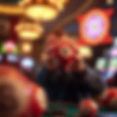 Promoting Responsible Gaming A conceptual illustration showcasing responsible gaming practices in online bingo.