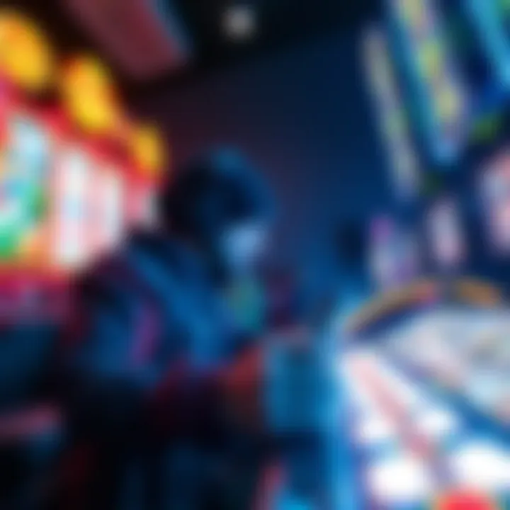 The Evolution of Mobile Gaming Futuristic representation of mobile gaming evolution