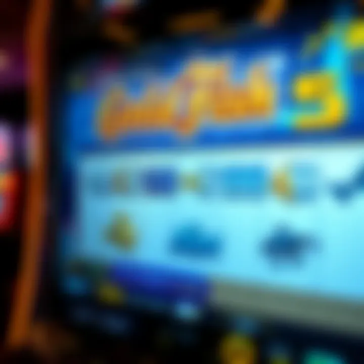 Overview of Gold Fish free slots game interface