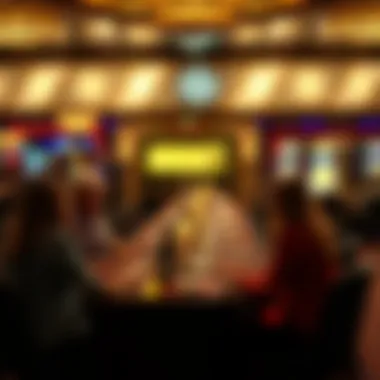 Dining Experience at Golden Nugget Guests enjoying upscale dining experiences within the casino