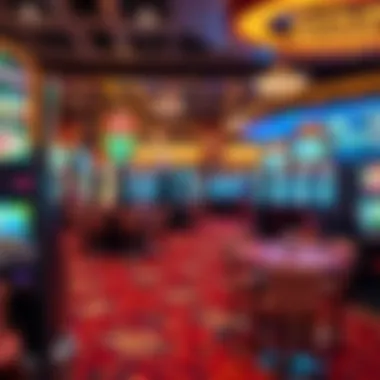 Golden Nugget Gaming Options Gaming floor filled with a variety of slot machines and tables