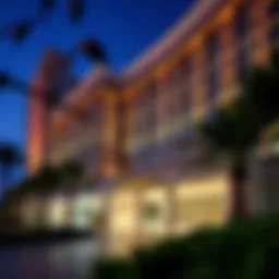 Exterior view of the Marriott Las Vegas showcasing its modern architecture