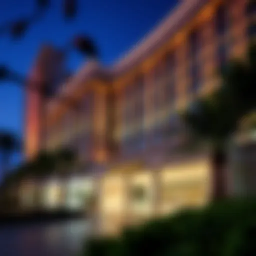 Modern Architecture of the Marriott Las Vegas Exterior view of the Marriott Las Vegas showcasing its modern architecture