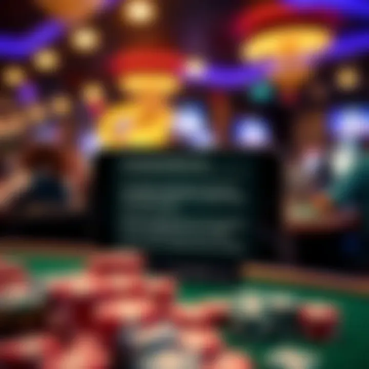 Responsible gambling information displayed on a mobile poker application