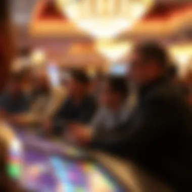 Community Engagement in My Vegas Slots A digital community gathering of players discussing strategies