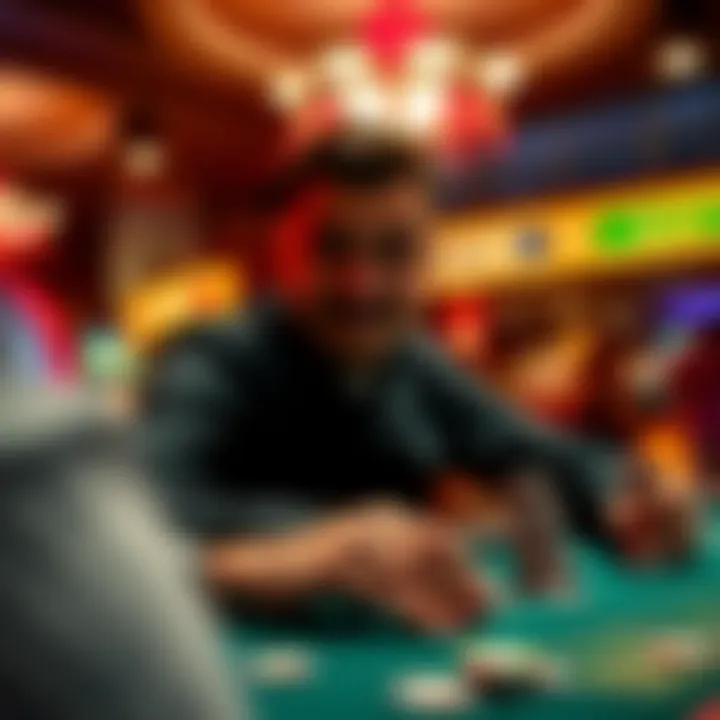 Player strategizing with MyVegas Chips