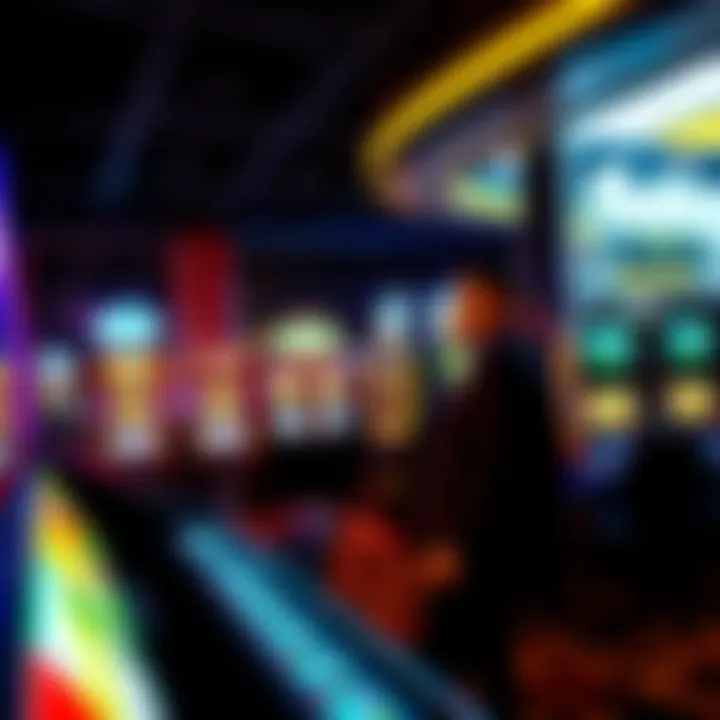 Luxury gaming areas filled with high-tech gaming machines