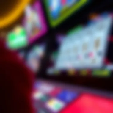 Real Money Winnings in Focus Close-up of real money winnings displayed on a screen