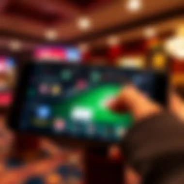 User Interface of PokerStars NJ on Android Screenshot of PokerStars NJ app interface on Android