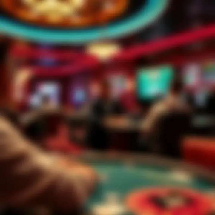 Dynamic gaming environment showcasing various poker formats