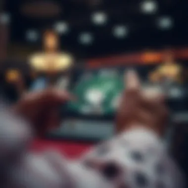 Strategic Gameplay Strategic gameplay in action on a mobile device