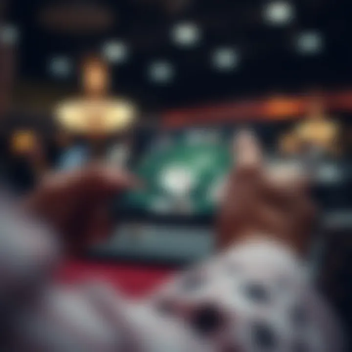 Strategic Gameplay Strategic gameplay in action on a mobile device