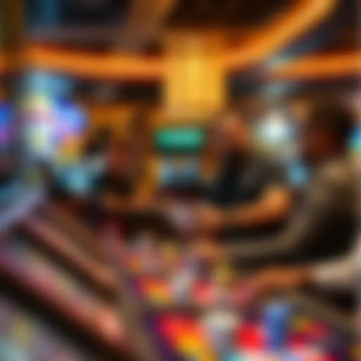 Exceptional Customer Service at Rivers Casino Casino staff assisting guests, emphasizing customer service