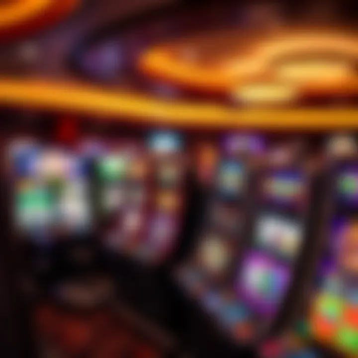 Diverse Slot Machine Offerings at Rivers Casino A variety of slot machines in Rivers Casino highlighting game selections