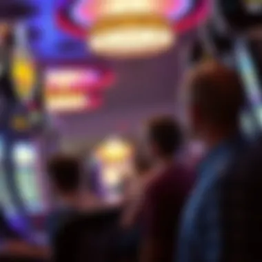 Engaging Atmosphere at Jake's 58 An inviting atmosphere inside Jake's 58 Casino with players engaged in gameplay