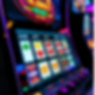 Advanced Technology in Slot Machines Close-up of a unique slot machine featuring advanced technology and engaging gameplay features